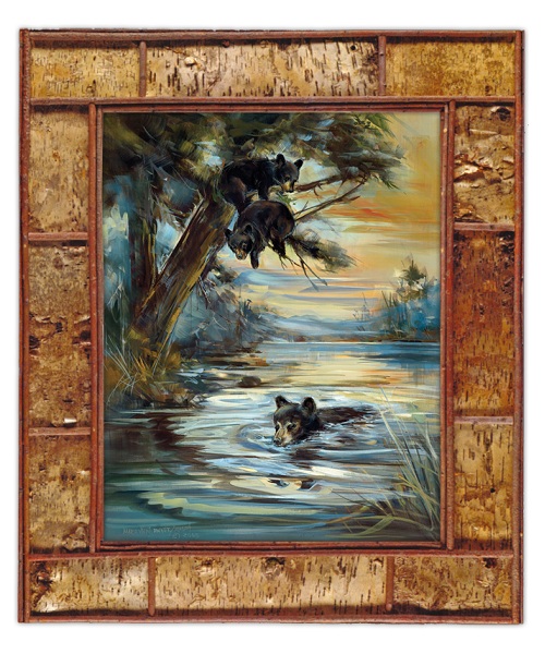 Fine Art Giclee "A Swim at the Pond"