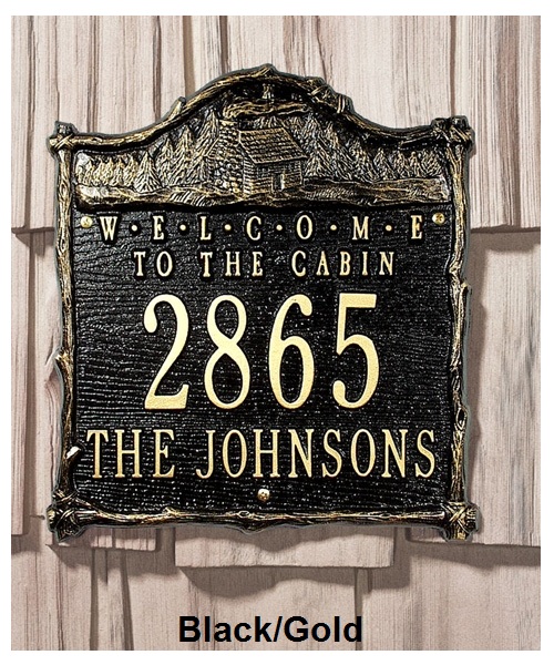 Cabin Welcome Personalized Sign