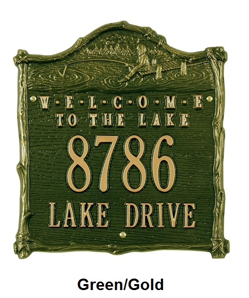 Lake Welcome Personalized Sign