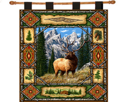 Bear Lodge, Moose Lodge, Elk Lodge Wallhanging