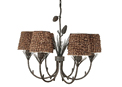 Pinecone Chandelier with Shades