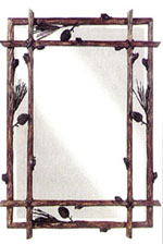 Rectangular Pinceone Mirror