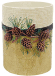 Pinecone Bath Wastebasket