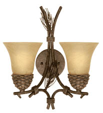 Inverted Pinecone Wall Sconce