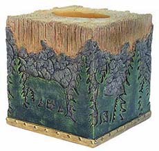 Woodlands Tissue Box Cover