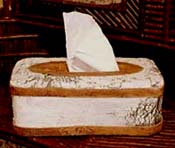 Birchbark Tissue Box Cover