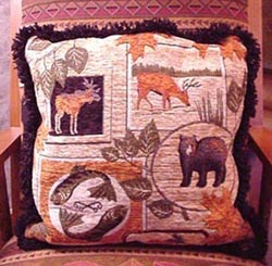 NEW!  Chenille Lodge Pillow