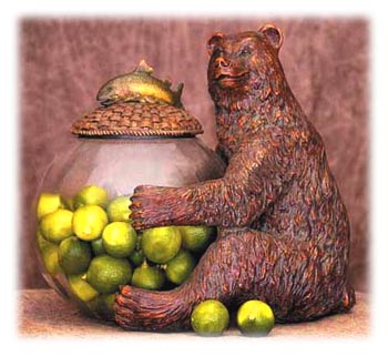 Black Forest Bear Jar Keeper