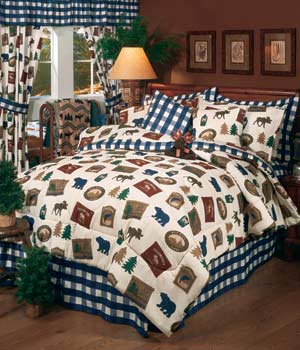 BEST VALUE!  Moose Lodge Comforter Set